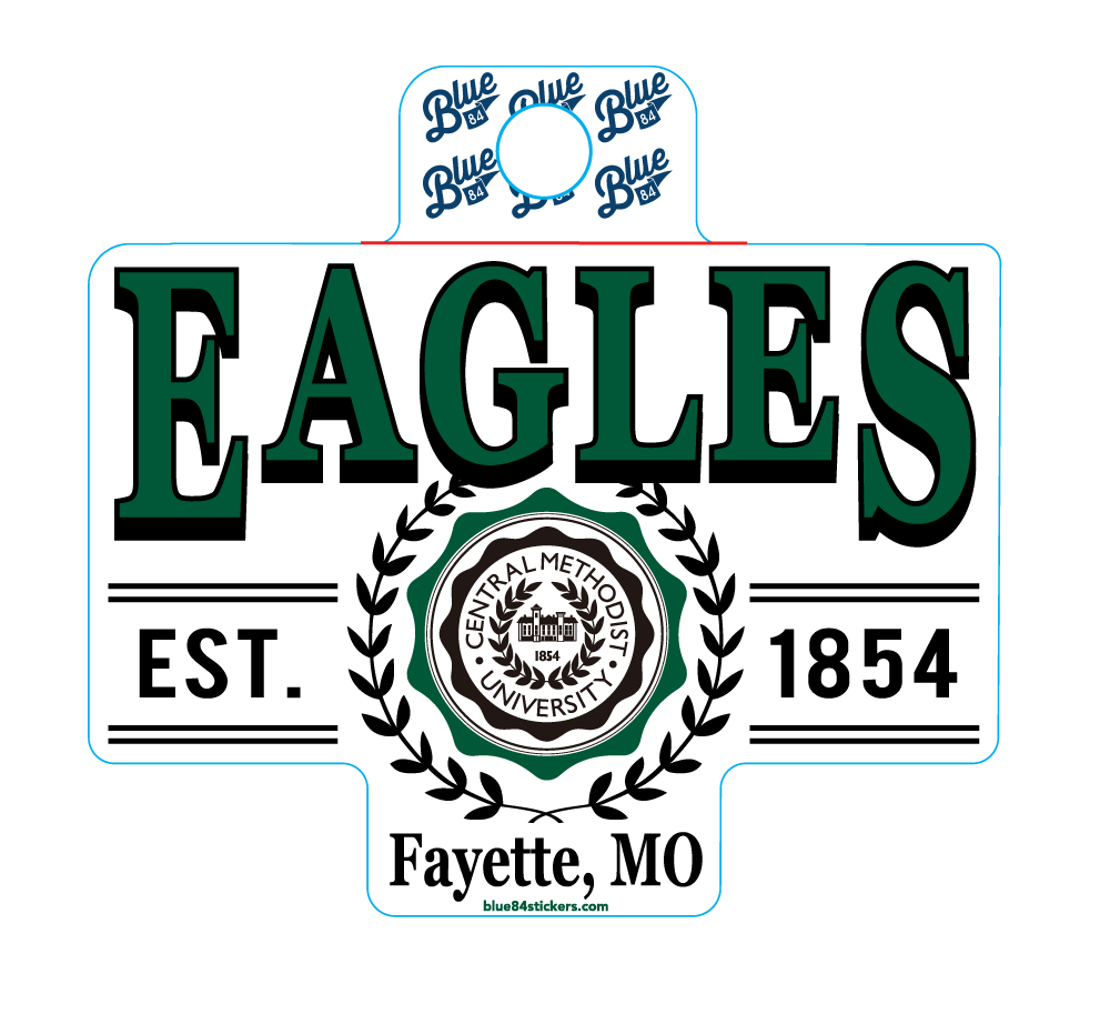 Philadelphia Eagles Retro Round - Sticker